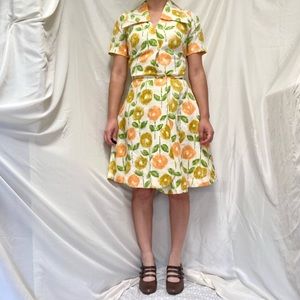 🌼Vintage 60s-70s Handmade Floral Dress🌼